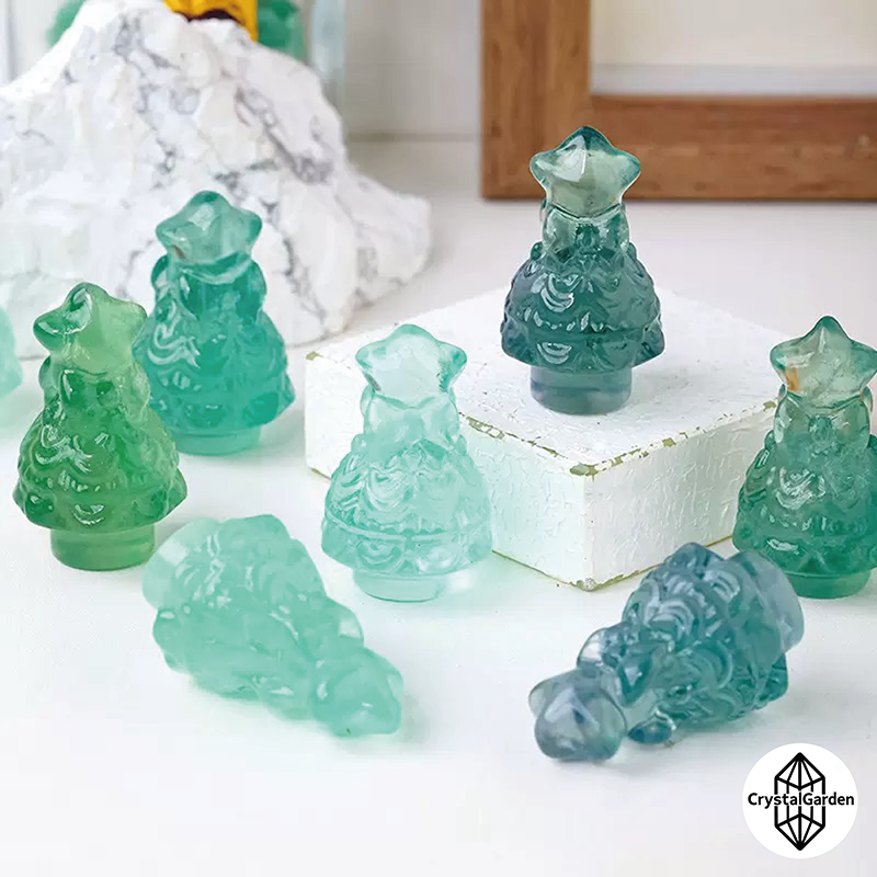 Green Fluorite Christmas Tree - Image 3