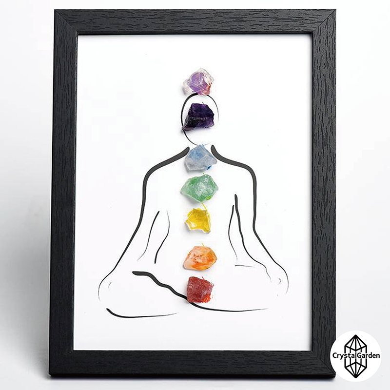 Raw Stone Seven Chakra Picture Frames - Image 5