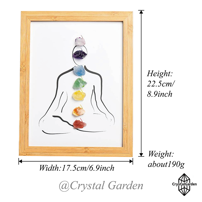 Raw Stone Seven Chakra Picture Frames - Image 2