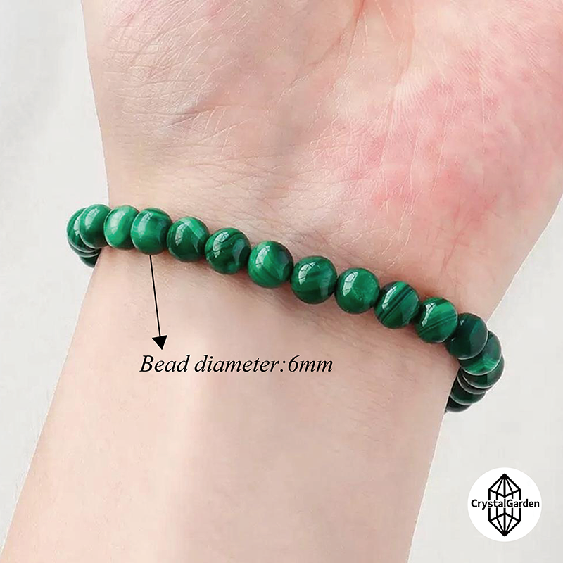 6mm Malachite Bracelet - Image 2