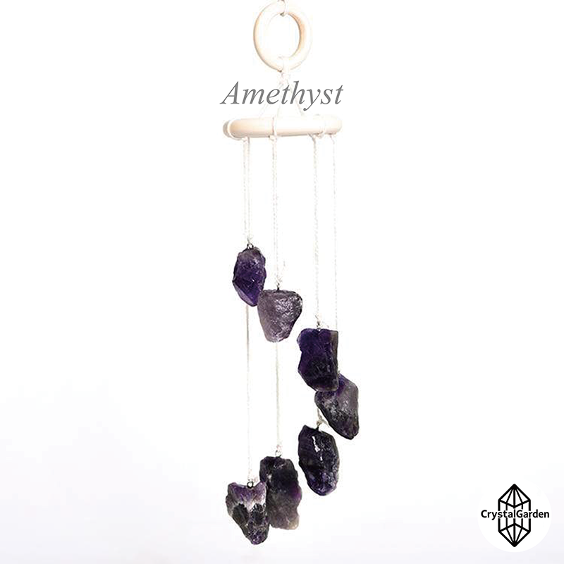 Crystal Raw Stone Wind Chime - Image 12