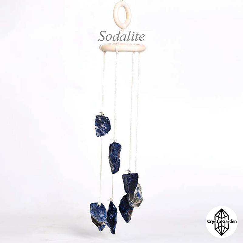 Crystal Raw Stone Wind Chime - Image 9