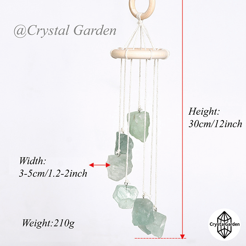 Crystal Raw Stone Wind Chime - Image 14