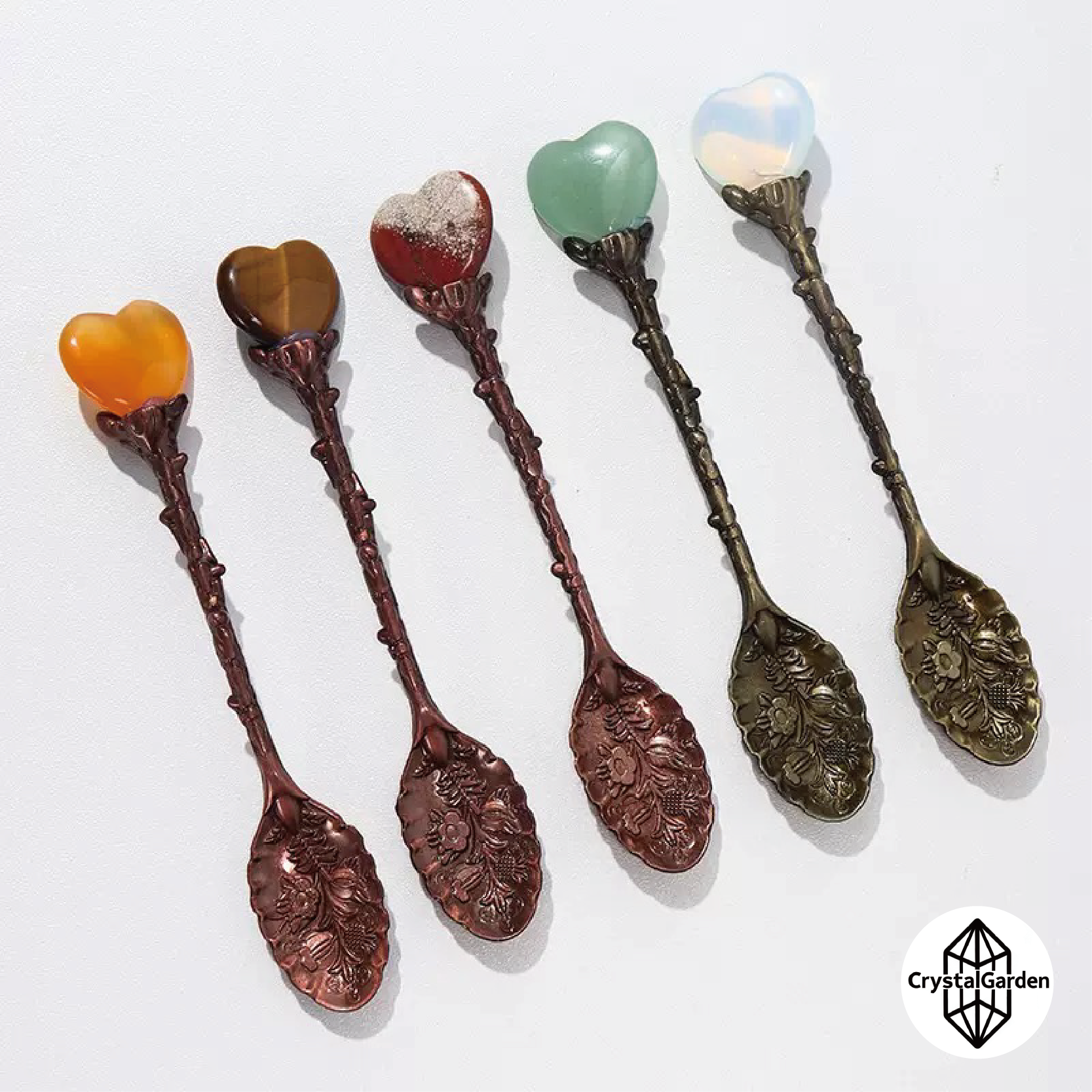 Crystal Heart-shaped Dessert Spoon - Image 7