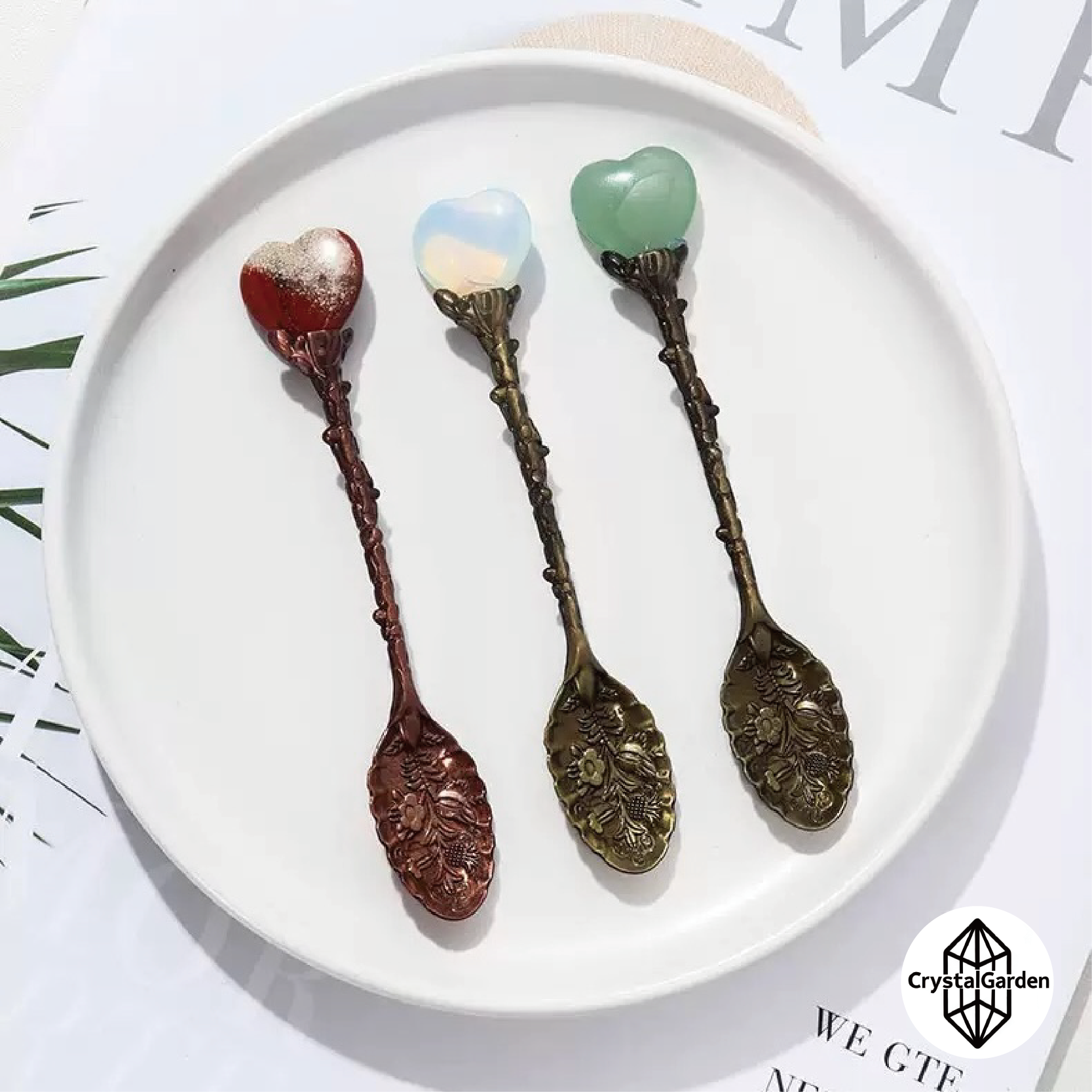 Crystal Heart-shaped Dessert Spoon - Image 5