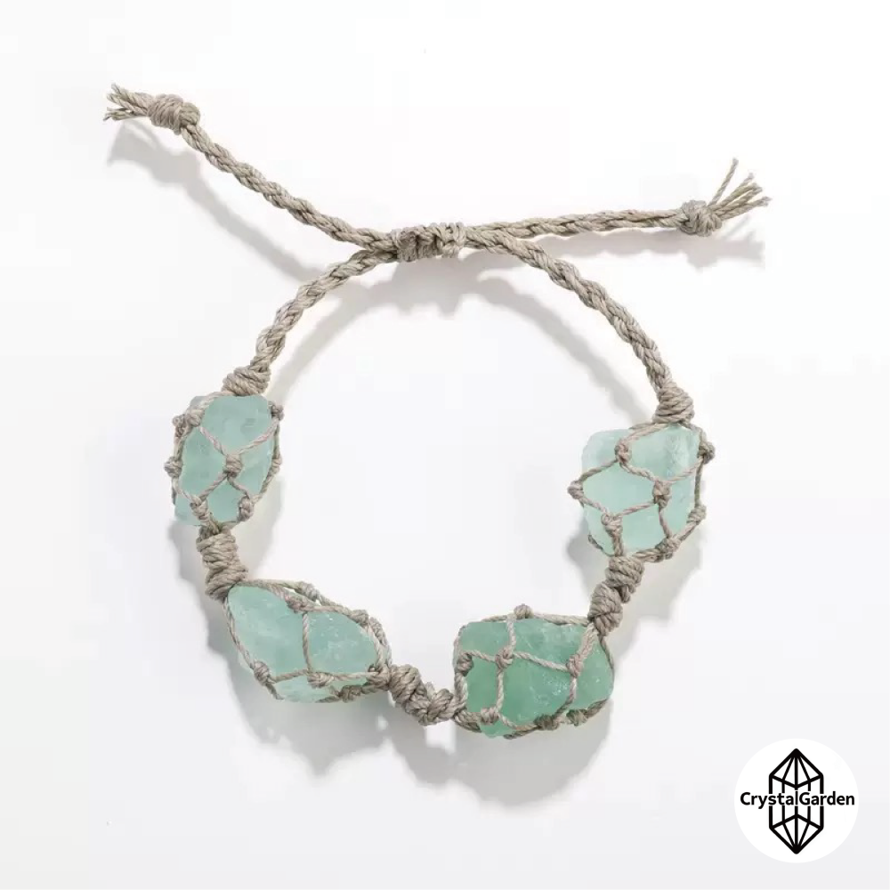 Natural Crystal Raw Stone bracelet - Image 4