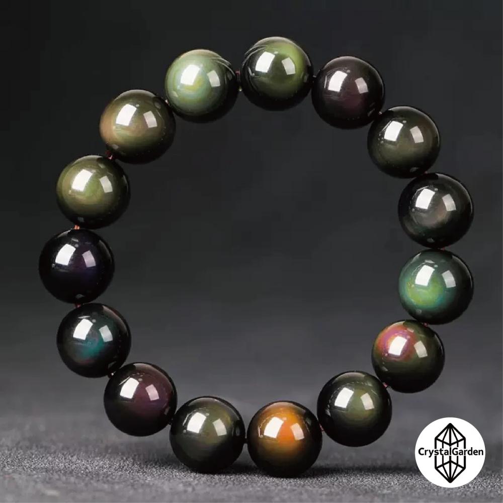 High Quality Rainbow Obsidian Bracelets - Image 3
