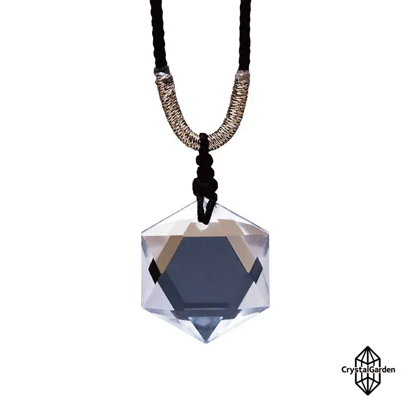 Clear Quartz Hexagonal Star Pendants - Image 4