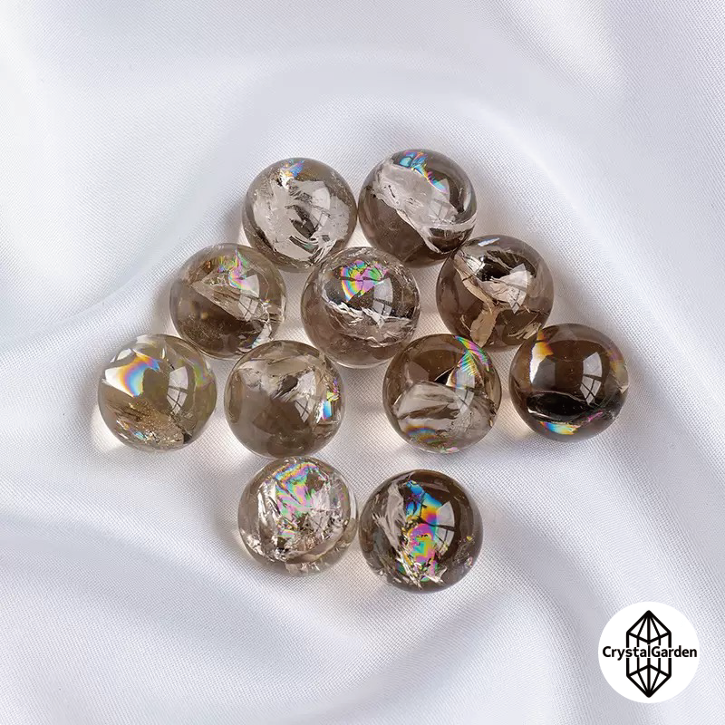 Smoky Quartz Mini Spheres - Image 3