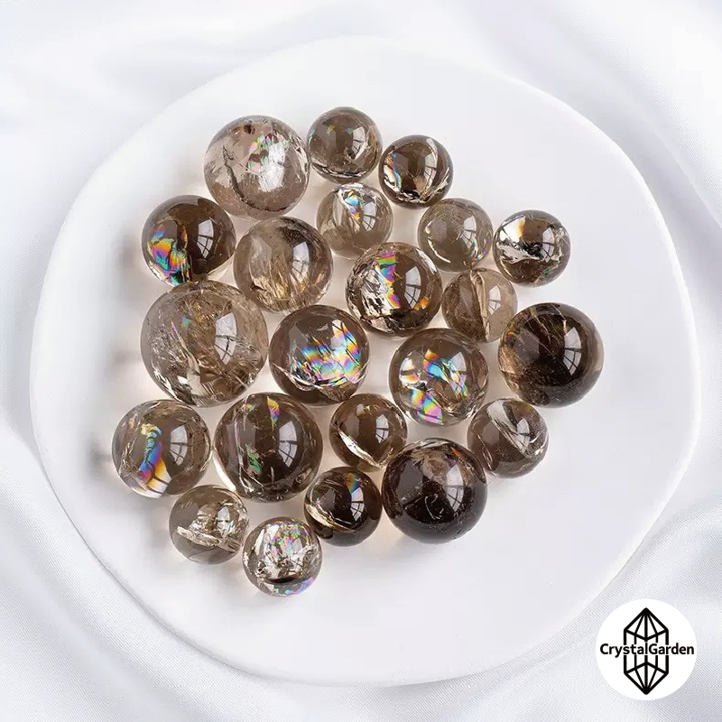 Smoky Quartz Mini Spheres - Image 4