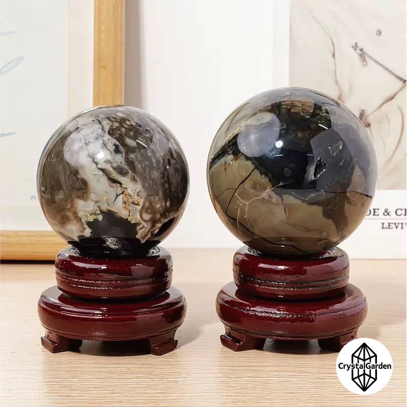 Volcano Agate Spheres - Image 3