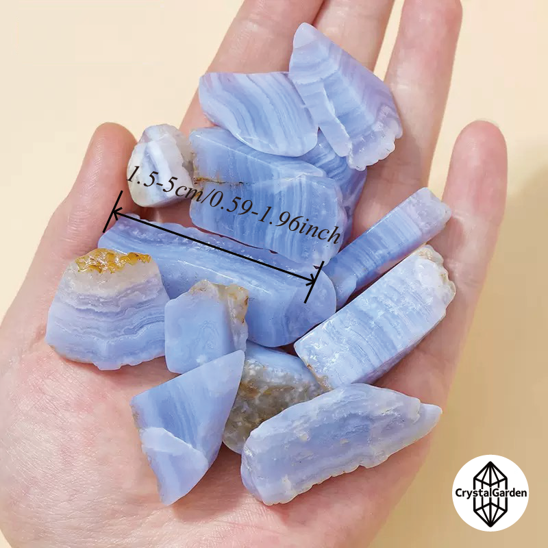 Blue Lace Agate Raw Stone - Image 2