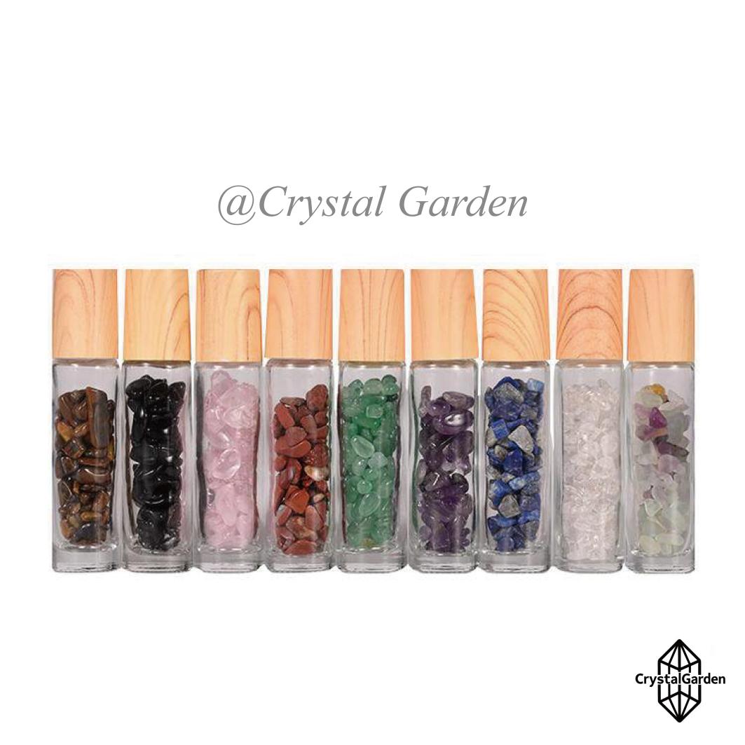 Crystal Crushed Stone Beaded Bottle - Image 6