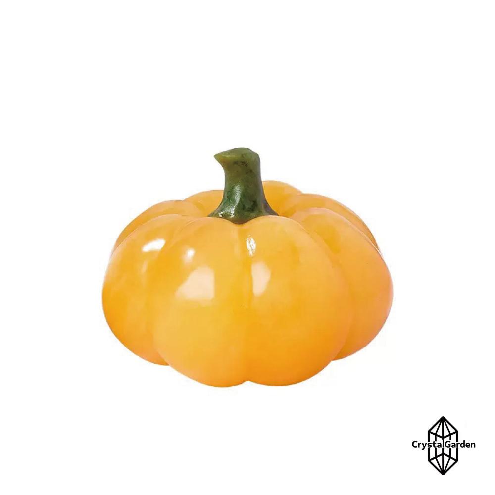 Honey Calcite Pumpkin Carvings - Image 3