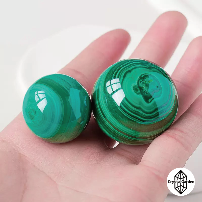 High-quality Malachite Spheres - Image 3