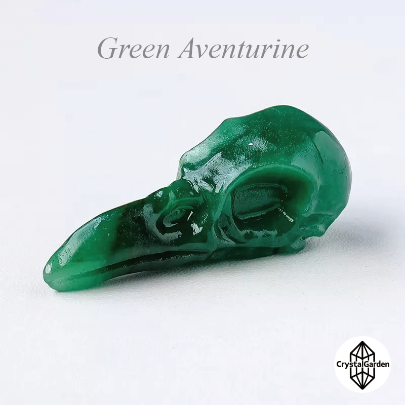 Mix Material Crow Skull Carving - Image 12