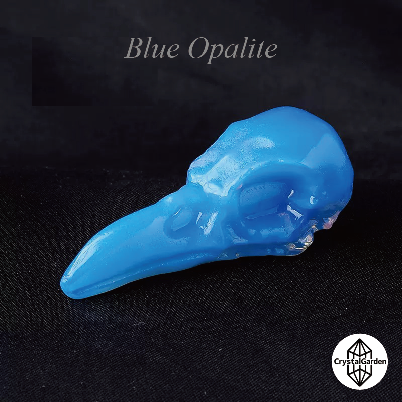 Mix Material Crow Skull Carving - Image 7