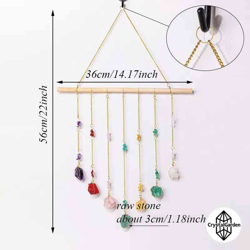 Crystal Raw Stone Dreamcatcher - Image 2