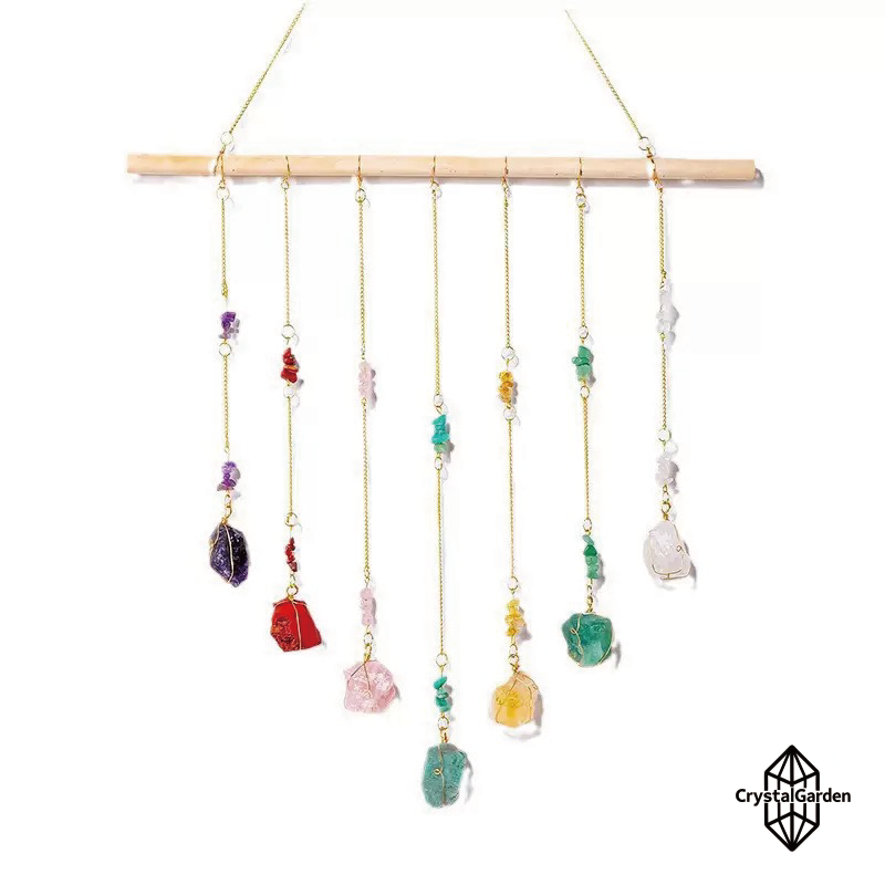 Crystal Raw Stone Dreamcatcher - Image 4