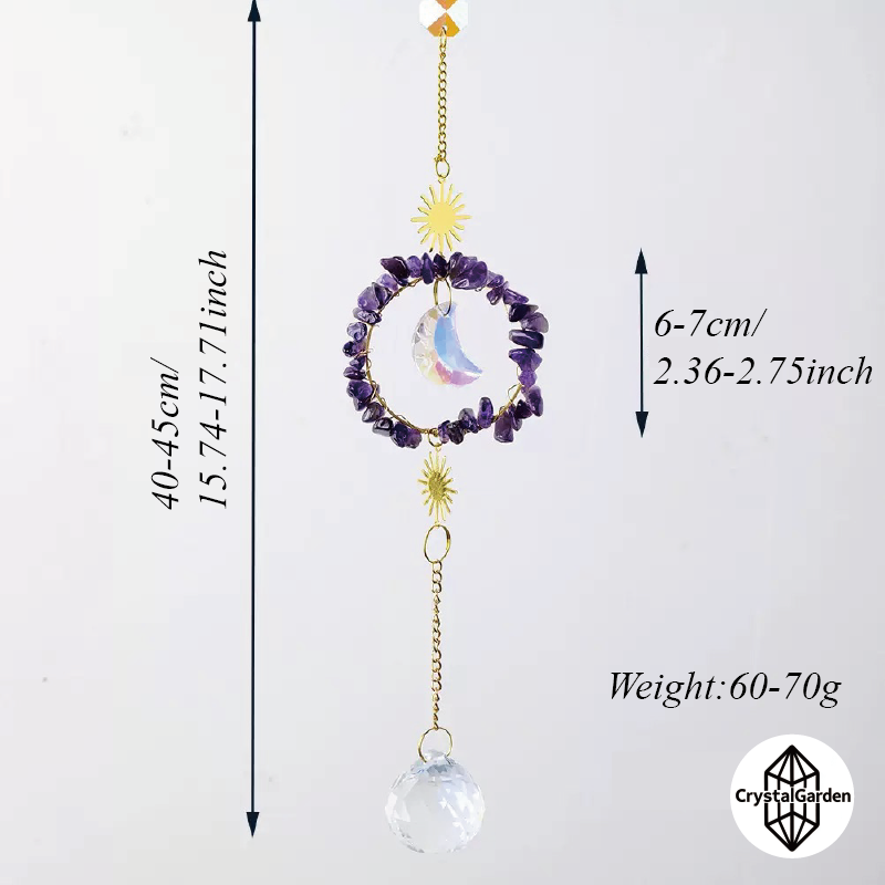 Natural Crystal Wind Chimes - Image 2