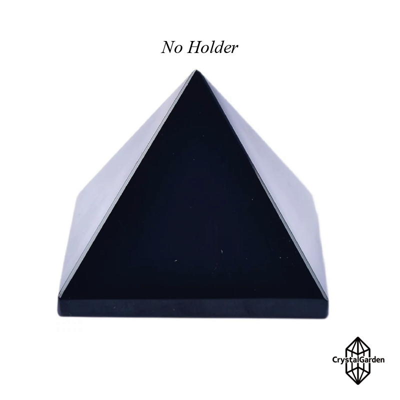 Black Obsidian Pyramid Ornaments Carvings - Image 5