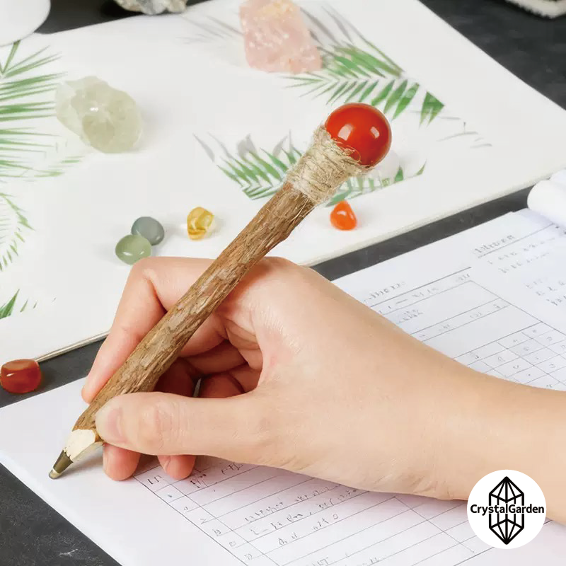 Natural Crystal Ballpoint Pen - Image 2