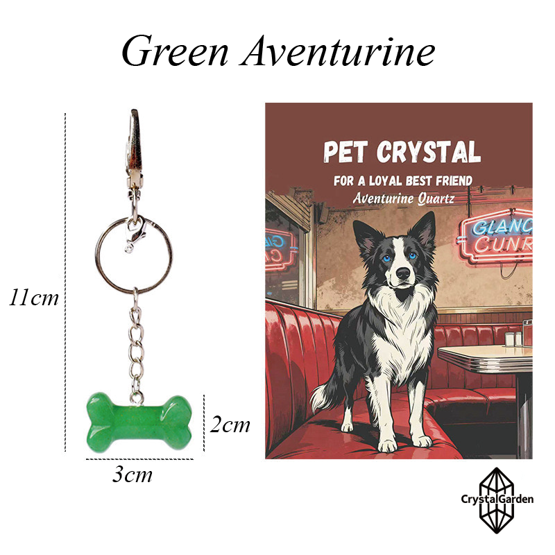 Mixed Crystal Cute Bone Keychain & Dog Decoration Pendant - Image 10