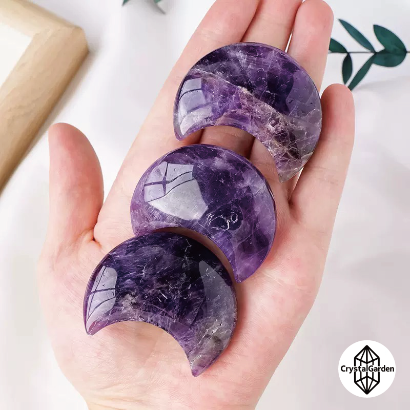 Amethyst Moon Palm Stone - Image 3