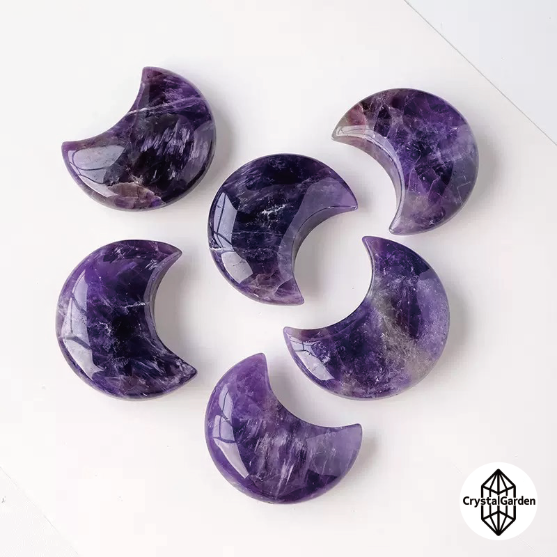 Amethyst Moon Palm Stone - Image 4